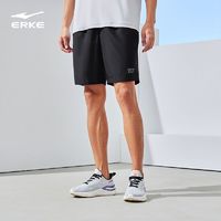 百亿补贴：ERKE 鸿星尔克 运动短裤24年夏季新款透气男士休闲裤冰丝梭织宽松短裤