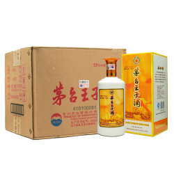 moutai茅台王子酒53度酱香型白酒2018年份750ml6瓶