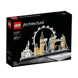 LEGO 樂高 建筑系列21034倫敦兒童益智積木玩具男女孩節日生日禮物