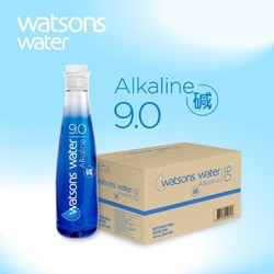 watsons 屈臣氏 碱性水420ml*24瓶含矿物质饮用水整箱原装进口
