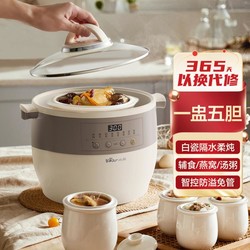 Bear 小熊 電燉鍋煲湯全自動家用陶瓷4.5L多功能燉盅隔水燉一盅五膽