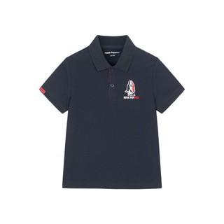 暇步士 男童短袖Polo衫24年夏季新款儿童珠地网眼轻薄网球运动T恤