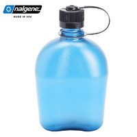 乐基因（Nalgene）美国直饮运动水杯大容量便携塑料户外男女夏天水壶1L 蓝色 1000ml
