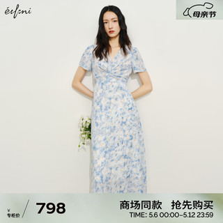 伊芙丽（eifini）伊芙丽连衣裙1F4390682 蓝色 170/92A/XL