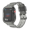 Hi－RiCE 适用苹果apple watch8/9手表带iwatch7/6/5/se/3/4代s8一体硅胶透明手表s7保护套ultra男女款s6智能运动49mm