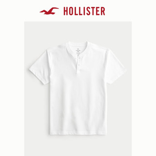 HOLLISTER【凉感T】24春夏亨利短袖T恤男女装 KI324-4099 白色 M (180/100A)