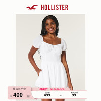 HOLLISTER24春夏甜辣短款层叠式连体裤连衣裙 女 KI359-4172 白色 XS(160/84A)标准版