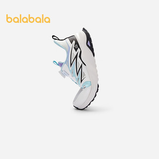 巴拉巴拉女童运动鞋夏季2024新款儿童透气网布鞋拼色【商场同款】 00317