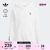 adidas阿迪达斯官方三叶草女大童可爱卡通印花运动连帽卫衣II0825 白色 1