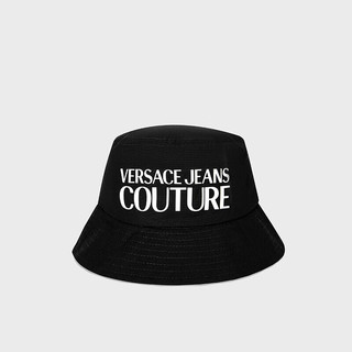 范思哲Versace Jeans Couture24春夏男士LOGO印花渔夫帽 黑色 M