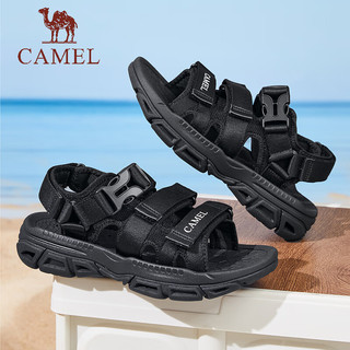 骆驼（CAMEL）2024夏季是时尚休闲凉鞋透气清爽耐磨柔软舒适男鞋 G14M162651 月影灰 38
