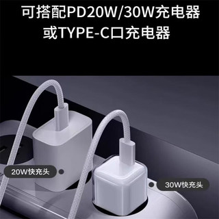 孜泰  iphone15数据线双头Type-C PD60W快充线C to C充电线ipad/Macbook笔记本华为手机 1米织