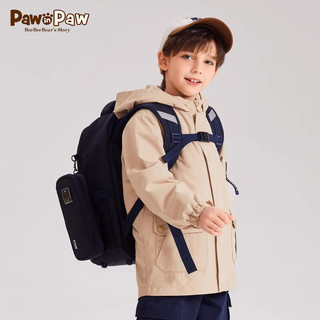 Paw in Paw PawinPaw卡通小熊童装2024年男童大容量书包儿童双肩包赠笔袋 Green绿色/40