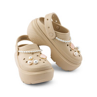 crocs 卡骆驰 水晶雪屋洞洞鞋男鞋女鞋户外休闲鞋|210271 骨白色-2Y2 36/37(220mm)