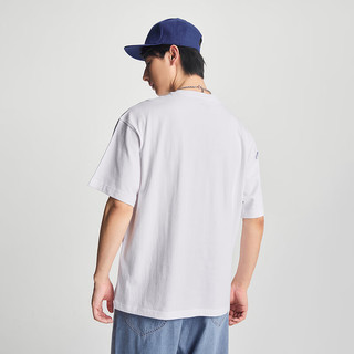 Lee24春夏舒适圆领印花男女同款短袖T恤LUT0077323RX 白色（尺码偏大，拍小一码） XL