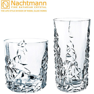 奈赫曼（NACHTMANN）德国水晶玻璃创意威士忌杯洋酒杯啤酒杯家用茶水杯子酒具套装 冰雕威士忌杯380ml/单只