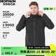  DECATHLON 迪卡侬 冲锋衣男女户外休闲登山徒步防风防水夹克风衣MH500春外套 男款-曜石黑 L　