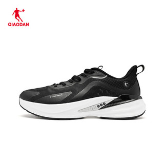 乔丹风行13跑步鞋男夏季透气巭回弹防滑运动鞋BM23240210 黑色/乔丹白 42.5