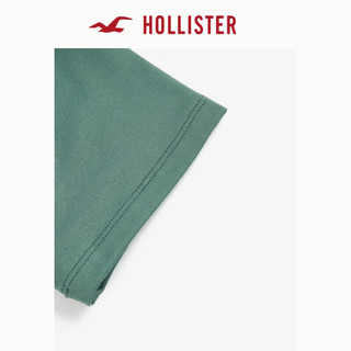 HOLLISTER24春夏3件装套装美式弹力纯色方领短袖T恤女 KI339-3490 白色/绿色/黑色 M(165/92A)