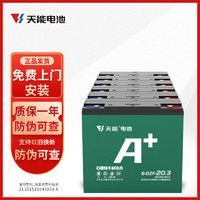 天能72V20.3AH石墨烯电池（6只装）电动电瓶车电瓶适用于雅迪爱玛台铃 72V20AH(6只)