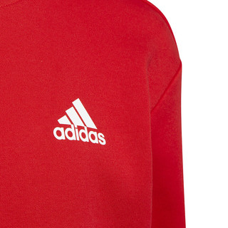 阿迪达斯 （adidas）女青少年圆领户外休闲舒适百搭卫衣套头衫 IP7007 浅猩红 A122 