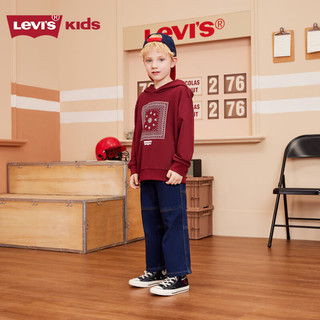LEVI'S儿童童装卫衣LV2332247GS-005 赤霞红 120/60