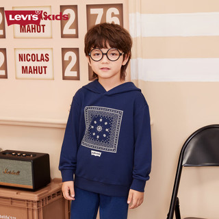 LEVI'S儿童童装卫衣LV2332247GS-005 深靛蓝 110/52