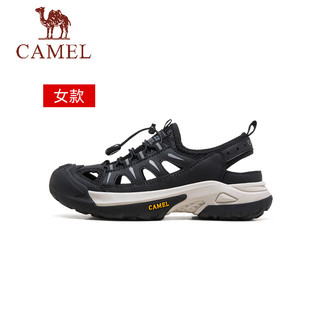 骆驼（CAMEL）2024夏季户外凉鞋透气软弹舒适免系徒步休闲鞋 G24M342616 米白女 36