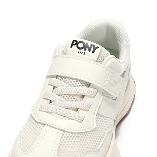 PONY青少年舒适缓震休闲运动鞋板鞋 白色 30码（脚长190mm）