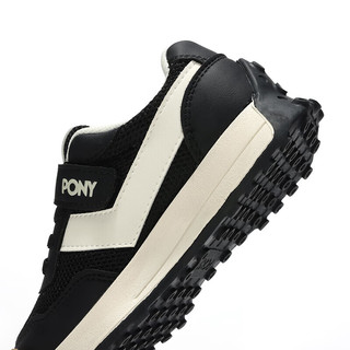 PONY青少年舒适缓震休闲运动鞋板鞋 黑色 26码（脚长160mm） 