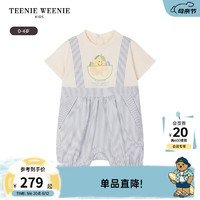 Teenie Weenie Kids小熊童装24春夏新款男宝宝纯棉宽松休闲连体服