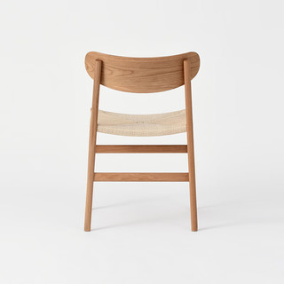 无印良品（MUJI）实木绳白橡椅/OA 白橡木风格 餐椅 KCA0CC4S 长52*宽51*高77cm