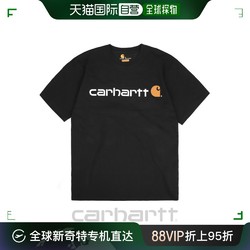 carhartt 韩国直邮Carhartt T恤 [Carhartt] 心形 短袖T恤 K195 大商标 黑