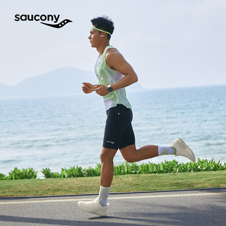 Saucony索康尼枪骑3缓震跑鞋男2024年日常入门跑鞋夏季透气运动鞋男 米4 42