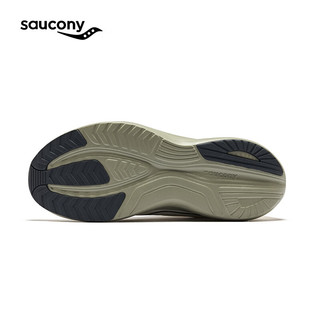 Saucony索康尼枪骑3缓震跑鞋男2024年日常入门跑鞋夏季透气运动鞋男 米黑5 41