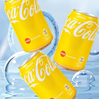 Fanta 芬达 可口可乐（Coca-Cola）碳酸饮料港版 柠檬味汽水整箱罐装进口饮料 网红气泡水 柠檬味可乐330ml*6罐