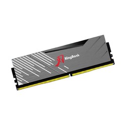 KINGBANK 金百达 黑刃 DDR5 6000MHz 台式机内存 16GB 马甲条 黑色