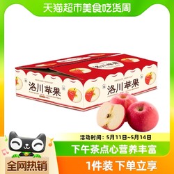 农鲜淘 陕西红富士洛川苹果正宗一级大果脆甜整箱顺丰包邮