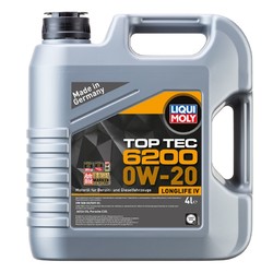 LIQUI MOLY 力魔 顶技系列 6200 0W-20 C5 全合成机油 4L