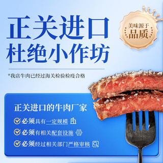 牛排原肉整切儿童生鲜牛肉家庭套餐不拼接不合成 菲力牛排10片+6件套