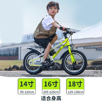PHOENIX 凤凰 儿童自行车单车 春意绿 14寸