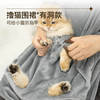 迪普尔撸猫围裙撸猫服抱猫服撸狗围裙抱猫的罩衣猫剪指甲衣服神器 灰色