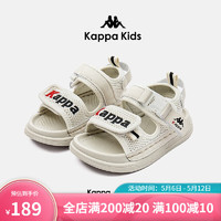 Kappa 卡帕 Kids儿童运动凉鞋软底2024夏新款沙滩涉水鞋