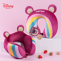 Family Penguin 亲子企鹅 迪士尼正版草莓熊办公室午睡旅游护颈u型枕记忆棉黛丝便携护颈枕