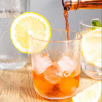 帕莎帕琦（Pasabahce）玻璃杯洋酒杯异形刻花水杯饮料牛奶果汁杯275毫升1只520122