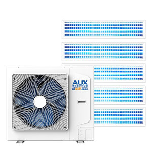 AUX 奥克斯 中央空调6匹一拖五 多联机一级能效 DLR-H145W(G1)