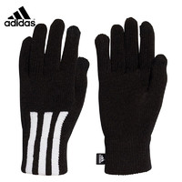 adidas 阿迪达斯 手套男女针织手套足球训练手套冬季保暖加绒手套男