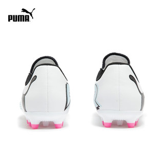 彪马（PUMA）儿童人造草坪足球鞋短钉 FUTURE 7 PLAY MG 107736 白-黑色-粉-01 31