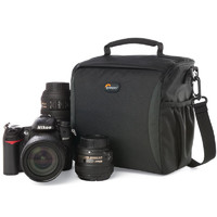 Lowepro 樂攝寶 Format 160 格調 單反相機包 F160單肩攝影包 斜挎單肩攝影小包 黑色 LP36512-0WW