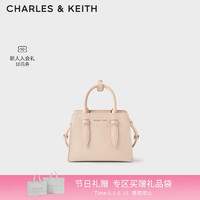 CHARLES & KEITH CHARLES&KEITH;插带饰通勤兔耳包托特包手提包斜挎包婚包包女包CK2-50781362